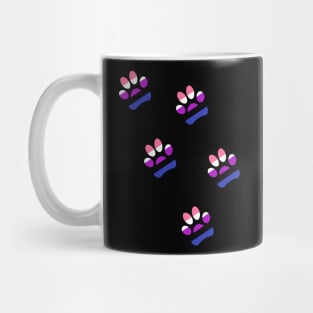 Genderfluid Pride Paws Mug